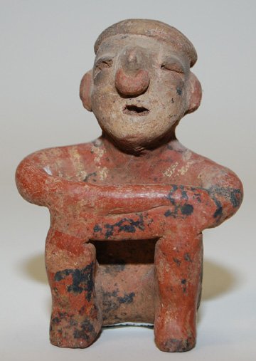 PRECOLUMBIAN POTTERY IDOL