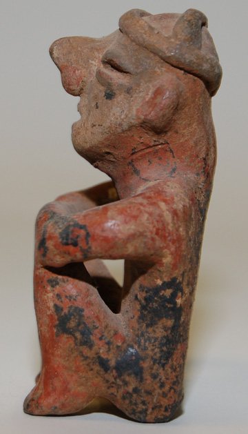 PRECOLUMBIAN POTTERY IDOL - 4