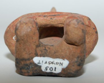 PRECOLUMBIAN POTTERY IDOL - 5