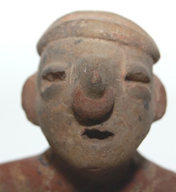 PRECOLUMBIAN POTTERY IDOL - 6