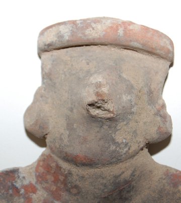 PRECOLUMBIAN POTTERY IDOL - 3
