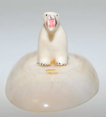 NORTHWEST COAST CARVED BEAR - 2