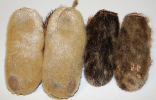 TWO PAIR OF TLINGIT MOCCASINS - 2