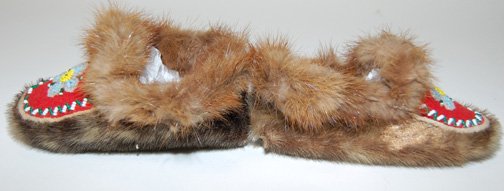 TWO PAIR OF TLINGIT MOCCASINS - 5