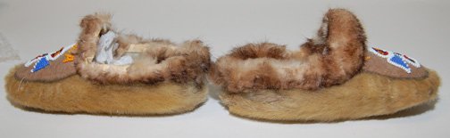 TWO PAIR OF TLINGIT MOCCASINS - 6