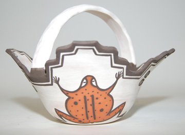 ZUNI POTTERY KIVA BOWL - 2