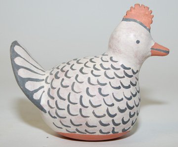 COCHITI POTTERY CHICKEN - 3