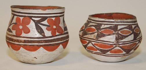 TWO ISLETA POTTERY JARS - 2