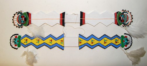 TWO HOPI DANCE STICKS