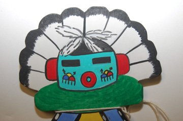 TWO HOPI DANCE STICKS - 4