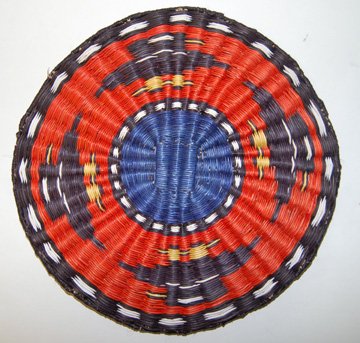 HOPI BASKETRY PLAQUE - 4