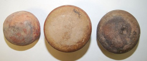 THREE PRECOLUMBIAN POTTERY VASES - 3
