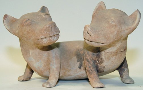PRECOLUMBIAN POTTERY EFFIGY
