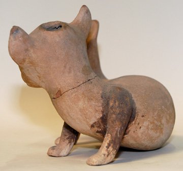 PRECOLUMBIAN POTTERY EFFIGY - 4