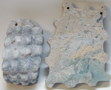 TWO NAYDRIFF STONE PENDANTS - 2