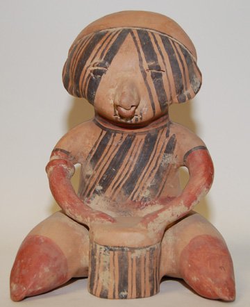 PRECOLUMBIAN POTTERY IDOL