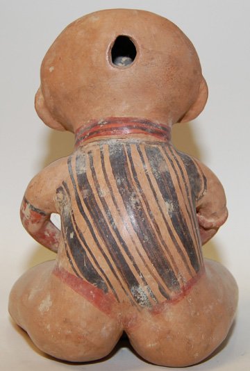 PRECOLUMBIAN POTTERY IDOL - 3