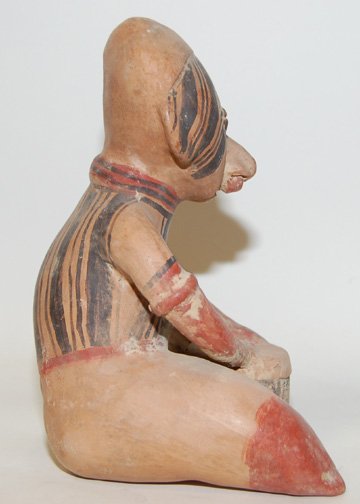 PRECOLUMBIAN POTTERY IDOL - 4