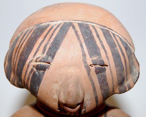 PRECOLUMBIAN POTTERY IDOL - 5