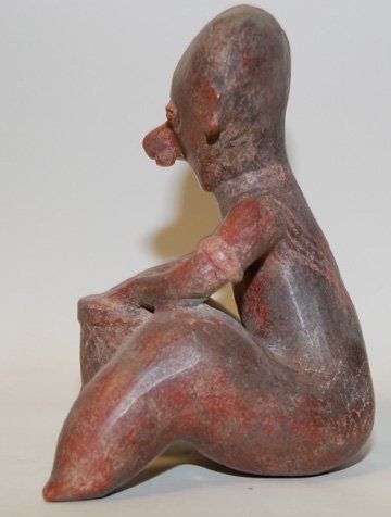 PRECOLUMBIAN POTTERY IDOL - 2