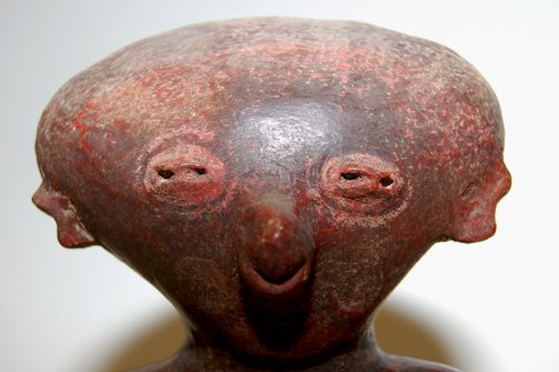 PRECOLUMBIAN POTTERY IDOL - 5