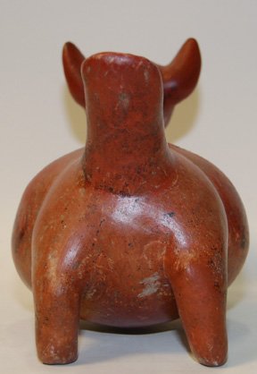 PRECOLUMBIAN POTTERY DOG - 4