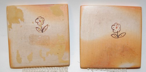 TWO HOPI POTTERY TILES - 2
