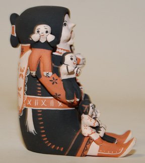 COCHITI POTTERY STORY TELLER - 2