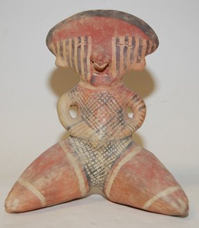 PRECOLUMBIAN POTTER IDOL