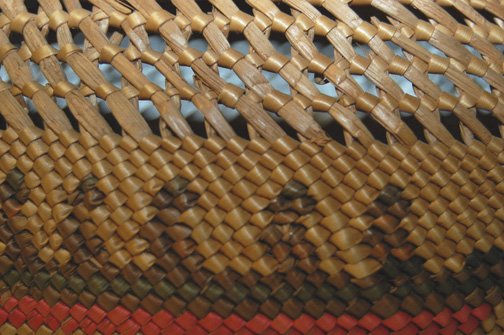 MAKAH LIDDED BASKET - 3