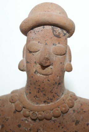 PRECOLUMBIAN POTTERY IDOL - 2