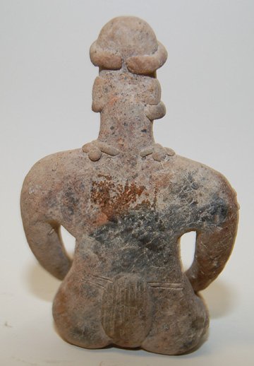 PRECOLUMBIAN POTTERY IDOL - 4