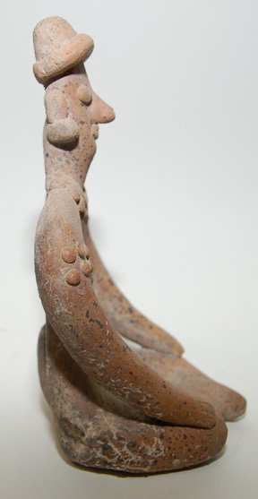 PRECOLUMBIAN POTTERY IDOL - 5