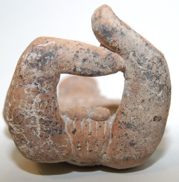 PRECOLUMBIAN POTTERY IDOL - 6