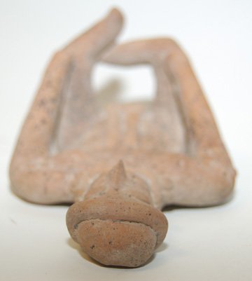PRECOLUMBIAN POTTERY IDOL - 7