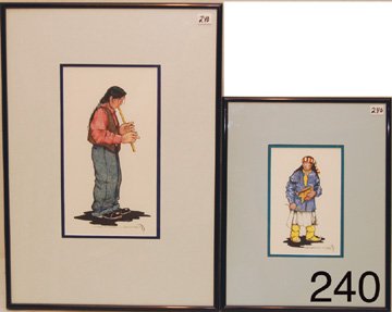 TWO PAINTINGS