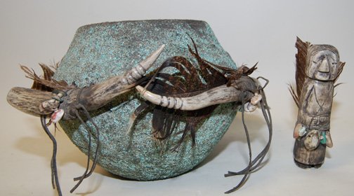 ZUNI FETISH JAR - 4