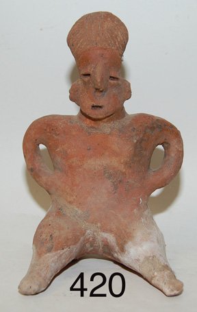 PRECOLUMBIAN POTTERY IDOL