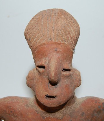 PRECOLUMBIAN POTTERY IDOL - 2