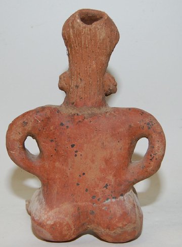 PRECOLUMBIAN POTTERY IDOL - 4