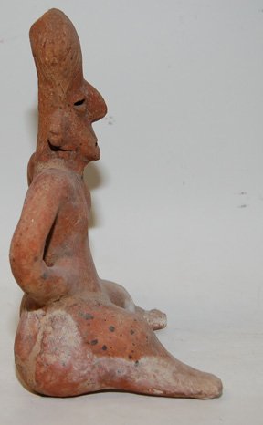 PRECOLUMBIAN POTTERY IDOL - 5