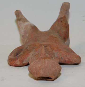PRECOLUMBIAN POTTERY IDOL - 7