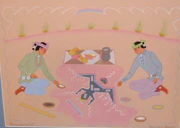 NAVAJO PAINTING - 2