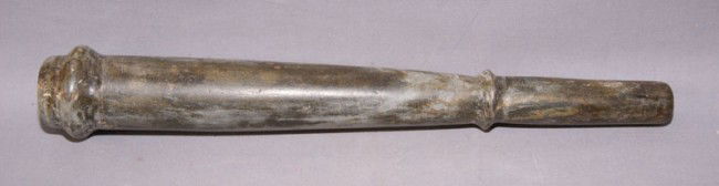 CALIFORNIA STONE PIPE: age unknown sometimes called cloud blower or shamans pipe, 12.5" long Shipping charge are for the United States. The shipping on this lot is $10.00. Outside the United States there will be additional