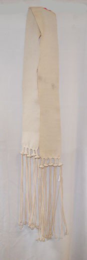 HOPI RAIN SASH: 1970s 80s hand woven 104" x 5.5 " including Fringe Shipping charge are for the United States. The shipping on this lot is $10.00. Outside the United States there will be additional shipping fees. Unle