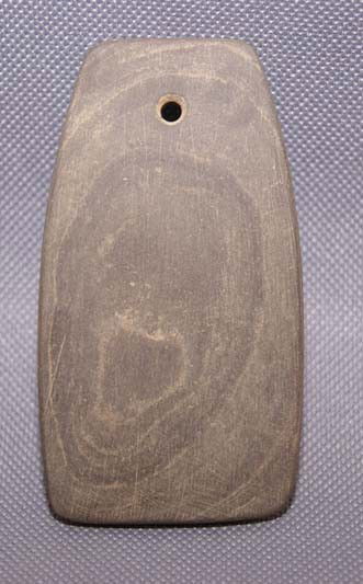 MIDWEST GORGET: age unknown banded slate 3" x 1.5" Shipping charge are for the United States. The shipping on this lot is $10.00. Outside the United States there will be additional shipping fees. Unless noted all ite