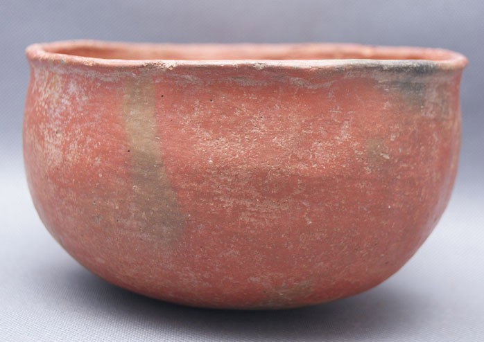 Salado pottery bowl: prehistoric as found condition with minor chips on rim, 3.5" x 6" Shipping charge are for the United States. The shipping on this lot is $10.00. Outside the United States there will be additional ship