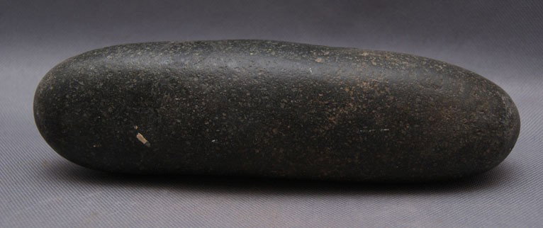 CALIFORNIAN STONE PESTLE: prehistoric granite, 7.5" x 2" Shipping charge are for the United States. The shipping on this lot is $10.00. Outside the United States there will be additional shipping fees. Unless noted all items h