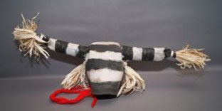 HOPI HAT: 1960s-70s hand made and painted clown hat, 6"x24" Shipping charge are for the United States. The shipping on this lot is $10.00. Outside the United States there will be additional shipping fees