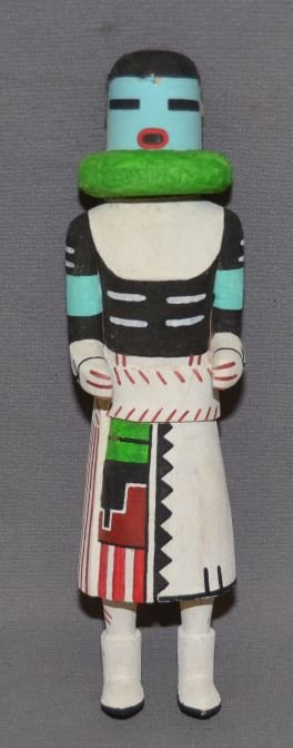 HOPI KACHINA: 1960s 70s hand carved and painted missing feathers 10" tall Shipping charge are for the continental United States only There will be additional shipping fees on shipments to Hawaii, Alaska and outside